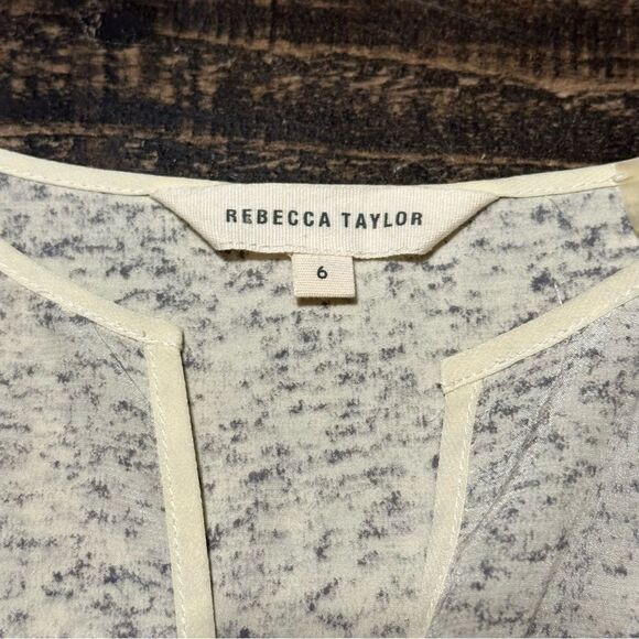 Rebecca Taylor 100% Silk Blouse - Picture 5 of 6